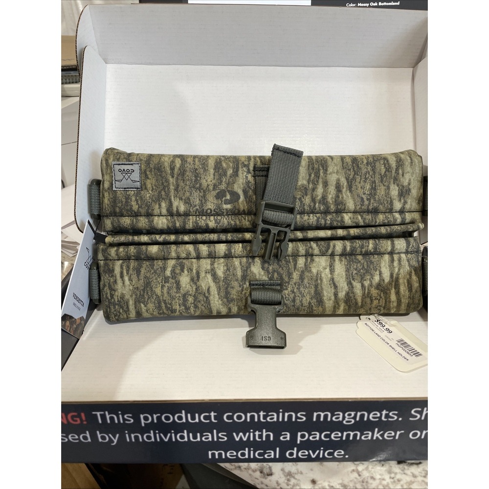 Covo‎ Vendetta Mossy Oak Bottomland Shotgun Shell Holder Magnetic D-Ring Hunting
